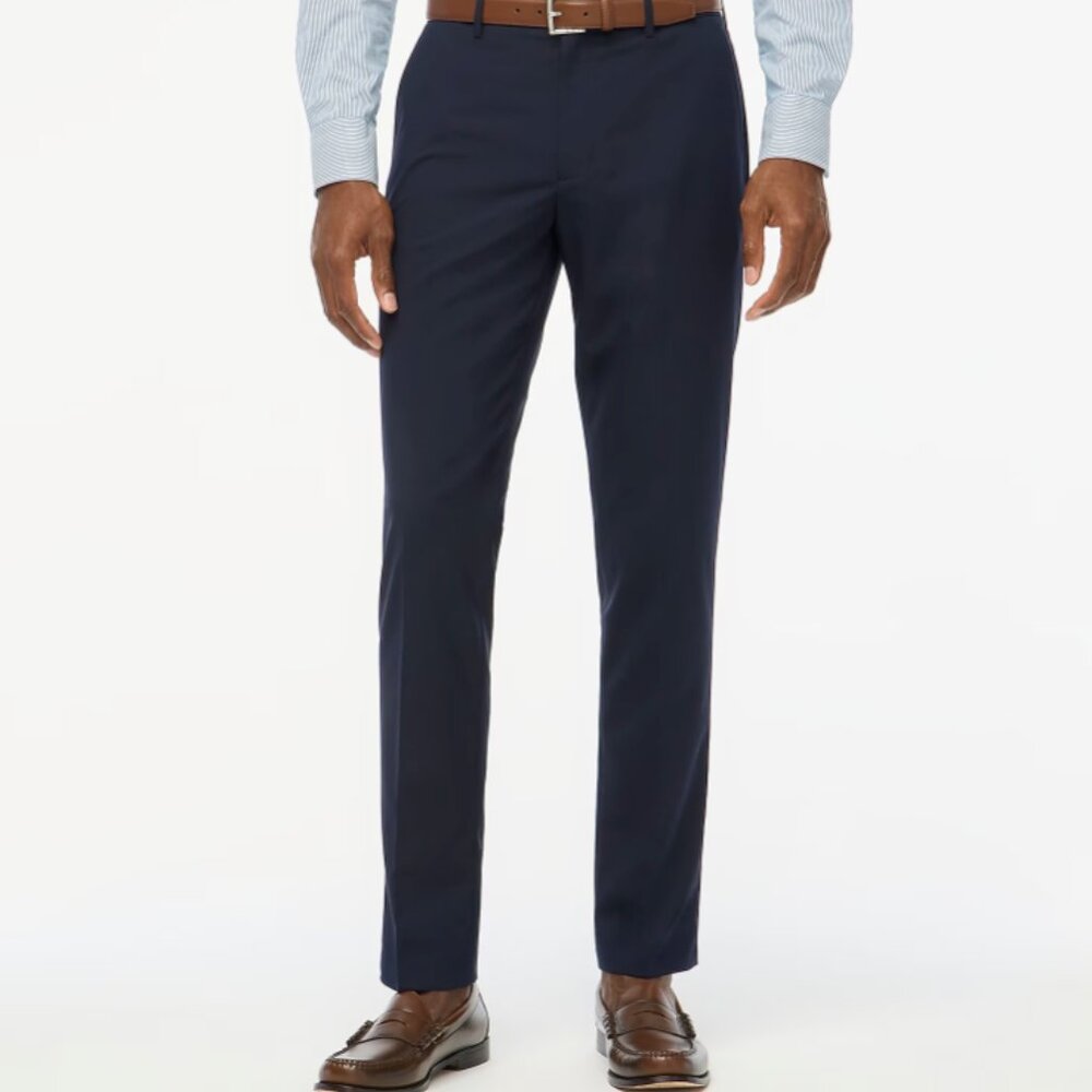 J. Crew Thompson Slim Fit Year Around Wool Blend Slacks